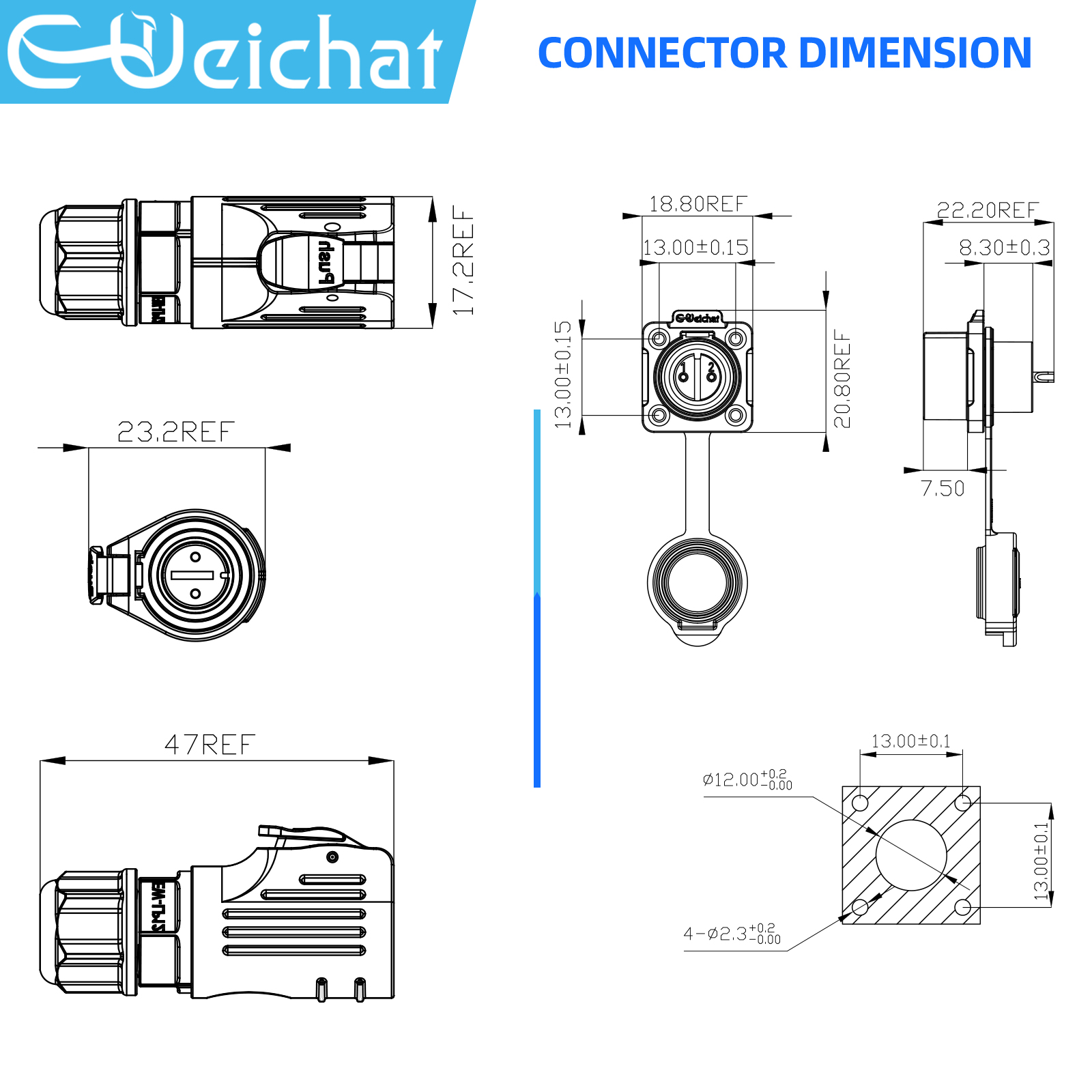 LP12 M12 IP68 Su Geçirmez Dış  - Push Fit Connector incelemesi ve fiyatı