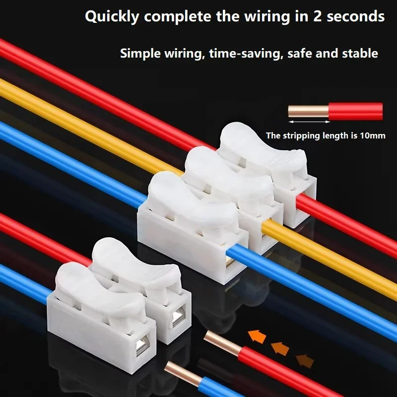 50 adet İtmeli Hızlı Kablo CH2 - Push Fit Connector incelemesi ve fiyatı