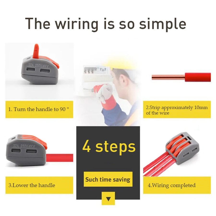 30/48 Adet Hızlı kablo konnekt - Push Fit Connector incelemesi ve fiyatı
